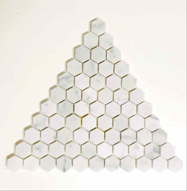 Blanco Hexagon 1x1 Polished