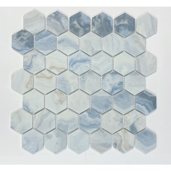 [NUVOLA-BLUE-HEX-2X2] Nuvola (Blue, 2x2 Hexagon)