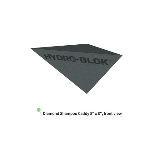 HYDRO-BLOK Diamond Shampoo Caddy 8" x 8"